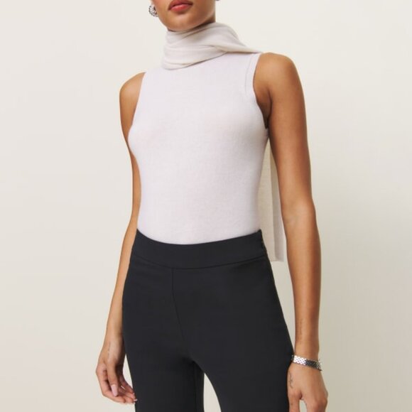 Reformation - NWT Petites Tanya Knit Pant (Color Black, Size M) Retail/MSRP $158 - Picture 3 of 4